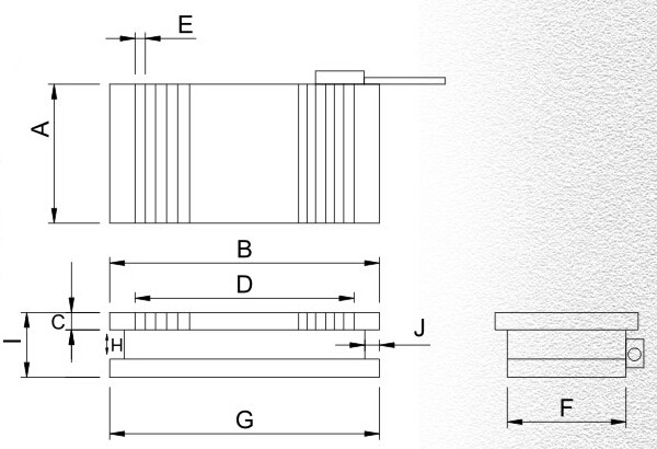 矩形標(biāo)準(zhǔn)電磁吸盤原理